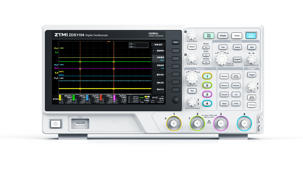 ZDS1000“小”而“美”基础研发型示波器