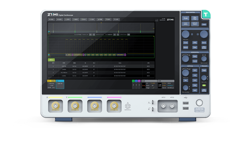 ZUS6000高精度智能应用型示波器
